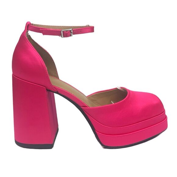 Wild Fable Bianca Barbie Platform Block Chunky Heels - Size 7.5 - Picture 2 of 9